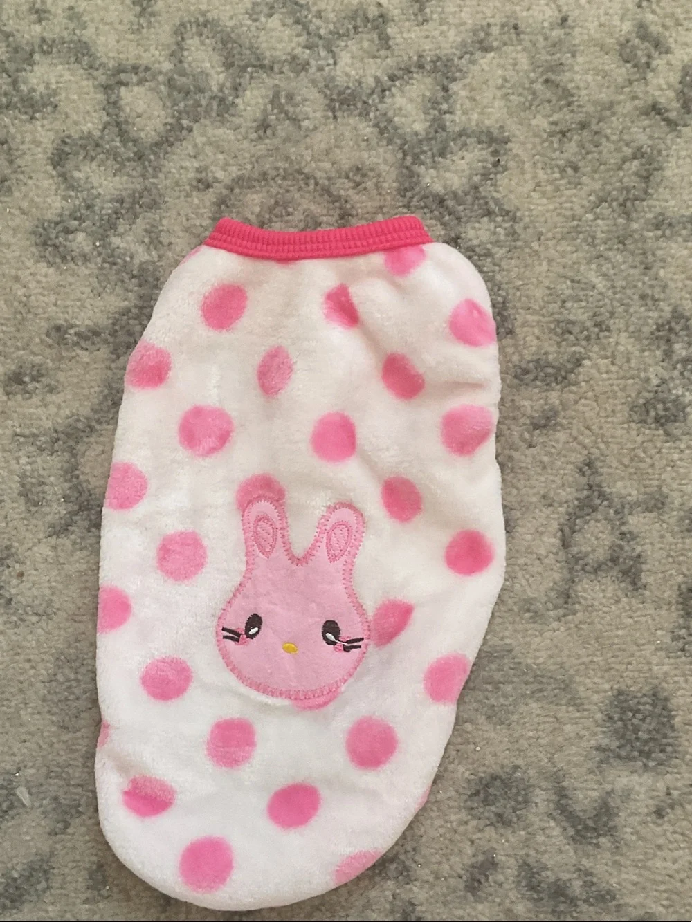 Toddmomy Cartoon Puppy Vest Clothing Warm Flannel Dog Clothes for Small Dogs.